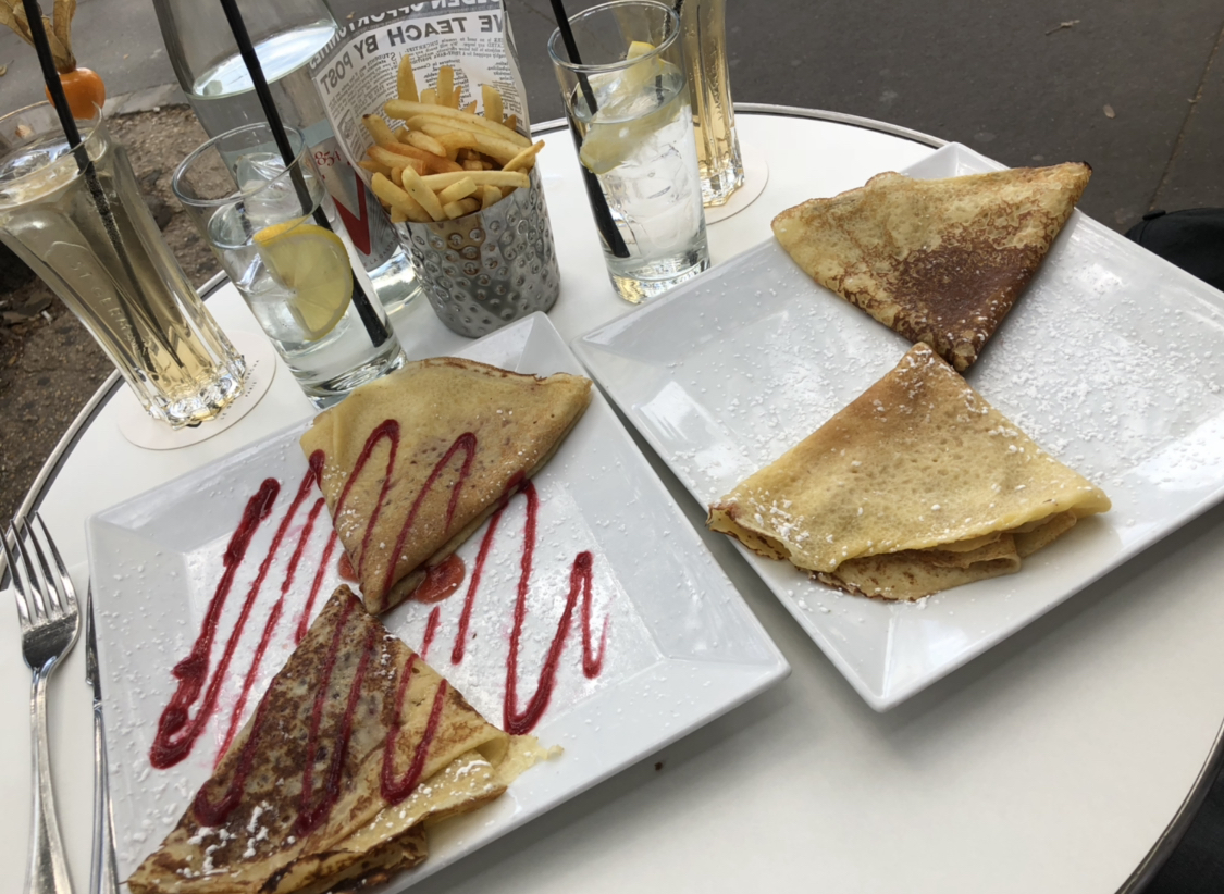French Fries & Crepes in Paris are a MUST!