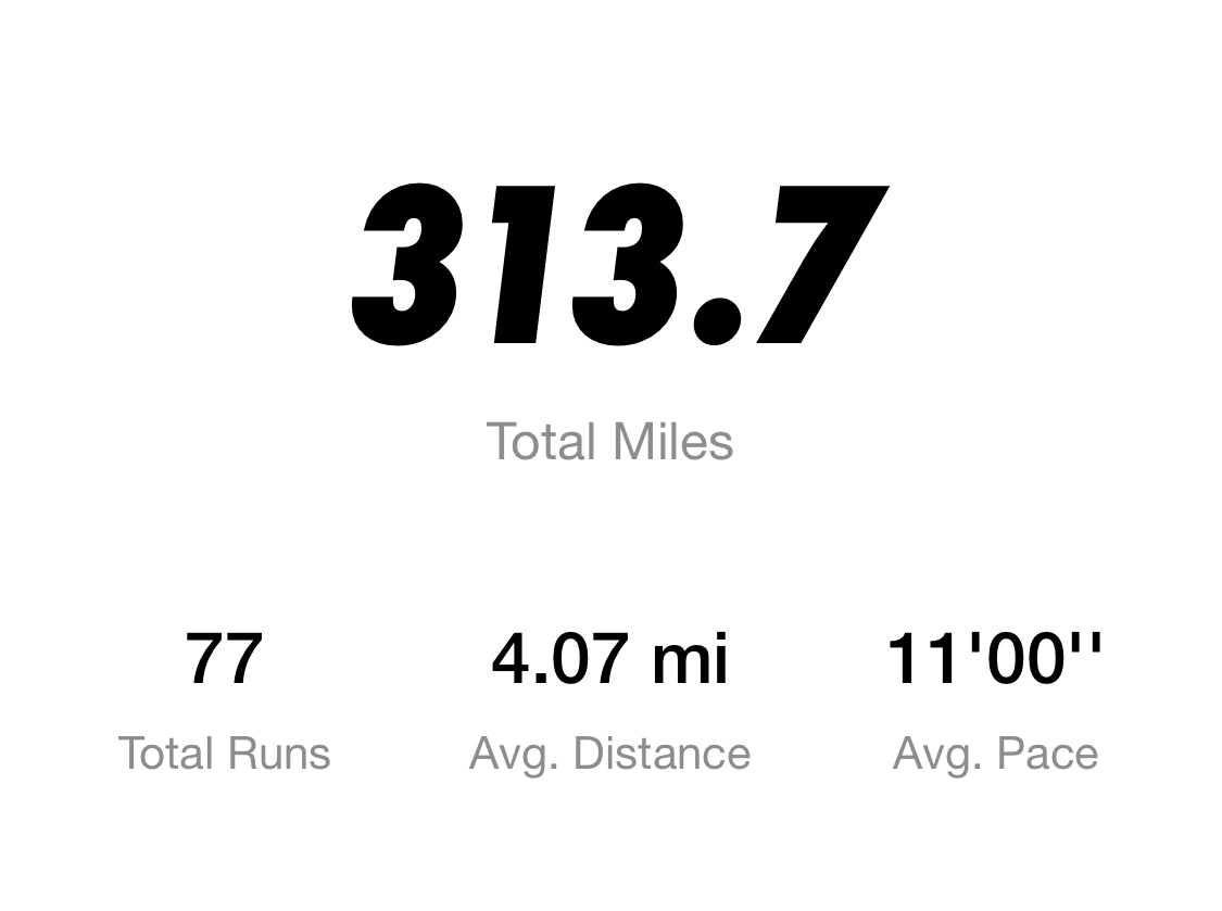 75 Hard - Ran over 300 miles by August 2019, going for 500 by the end of the year!